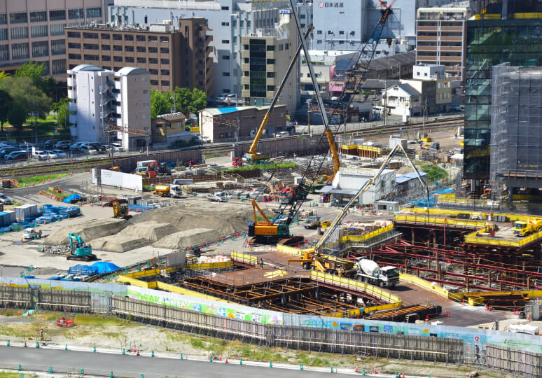 建物や道路の安定した施工環境を支えます